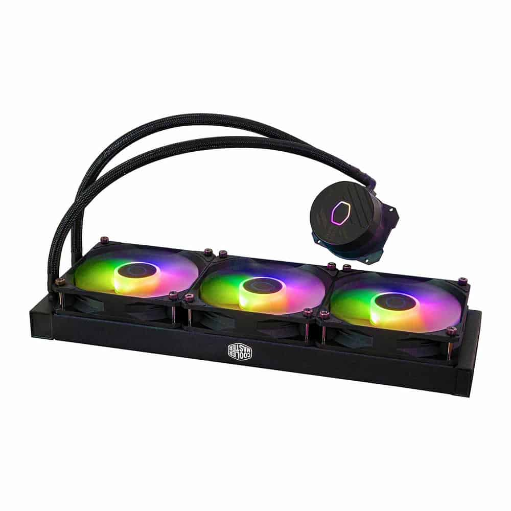 (image for) Cooler Master 360mm MasterLiquid 360L Core ARGB Black Intel/AMD CPU Liquid Cooler